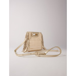 Sac M Mini en cuir effet croco