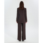 Veste Victorina Chocolat en Polyester