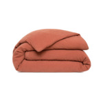 Desforges - Housse de couette en lin lavé 160 g/m², Petit Jour