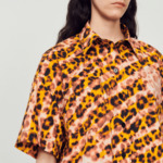 Chemise oversize léopard