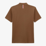 Polo piqué Lucas marron fauve