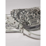 Sac Miss M Nano en sequins argentés