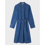Robe Earleen en denim marine