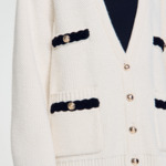 Cardigan long en laine