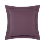 Yves Delorme - Taie d'oreiller en satin marron, Triomphe