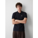 Polo en piqué bords-côtes