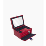 Grande boite à bijoux en cuir