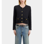 Cardigan Boutonne Detail De Tresse Femme