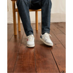 Baskets basses blanches & rouges