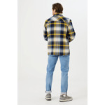 Men Overshirts Yellow