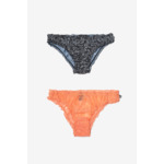 Lot de 2 culottes Adore corail