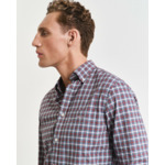 Chemise regular fit en popeline à motif écossais classique