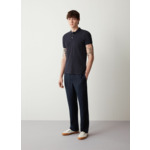 Polo en piqué de coton stretch