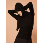 Bonnet Azhar-Noir en Laine