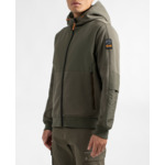 Sweat zippé en molleton