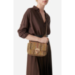 Moyen Sac Moon Effet Tweed En Coton Et Laine