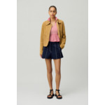 Short contrasté à plis