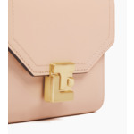 Portefeuille Rose en cuir lisse