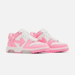 Off-White Out Of Office OOO Low Tops Pink White