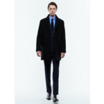 Manteau en laine et cachemire