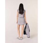 Robe courte 2-en 1 en tweed