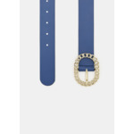 Ceinture Gigi-bleu nuit en cuir