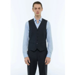 Gilet de costume en toile de laine
