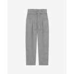 Pantalon Coupe Carotte En Lin Mélangé Zinah