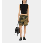 Short Camouflage En Denim Femme