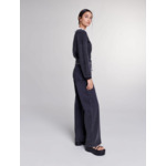 Jean baggy à ceinture noir