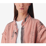 Veste En Jean Col Montant Odil