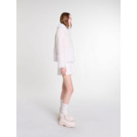 Manteau court fausse fourrure