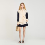 Chemise bicolore en lin