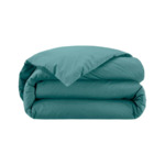 Desforges - Housse de couette en percale de coton vert, Alcove