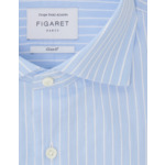 Chemise Semi-ajustée Prestige rayée bleue