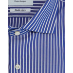 Chemise Classique rayée bleue