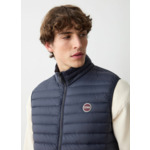 Veste sans manches garnie de plumes