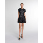 Robe courte à sequins