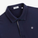 Maillot rugby manches courtes Luis broderie 15 bleu foncé