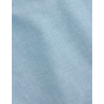 Chemise oversize faith avec poches en oxford gratté uni bleu clair