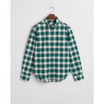 Chemise regular fit à chevrons et motif carreaux