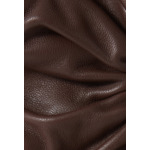 Chouchou cuir bordures surpiquées