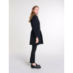 Manteau mi-long ceinturé