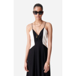 Robe Dragée En Viscose Mélangée