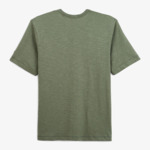 T-shirt slub Tony vert avocat poche poitrine