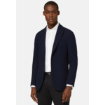 Veste Bleu Marine en Coton B Jersey