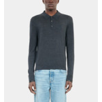 Pull En Laine Gris Homme