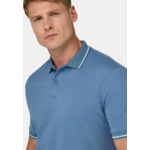 Polo en Piqué de Coton Mélangé