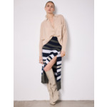 Jupe cachemire Lya MARINE_ASH