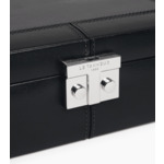 Coffret 8 montres fermoir T en cuir